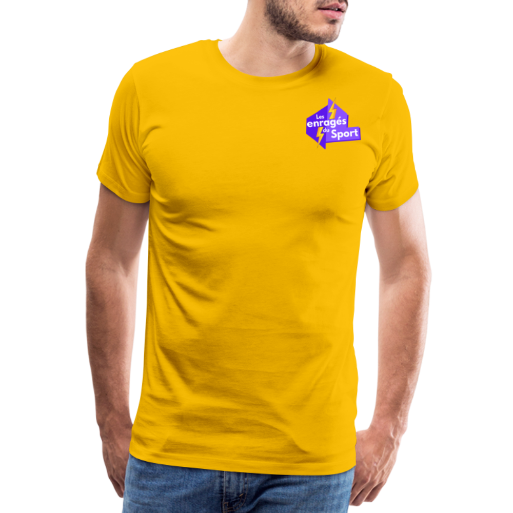 T-shirt Premium Homme - jaune soleil