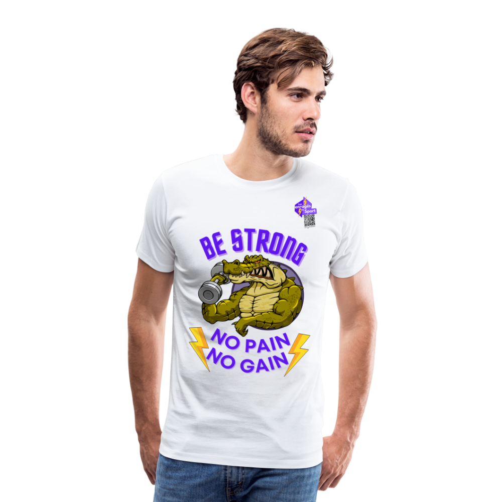 BE STRONG CROCO CCL - blanc