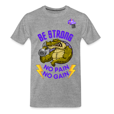 BE STRONG CROCO CCL - gris chiné