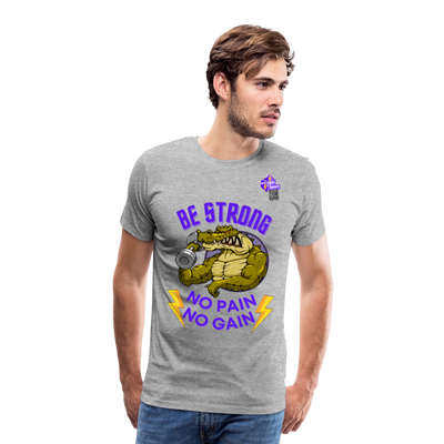 BE STRONG CROCO CCL - gris chiné