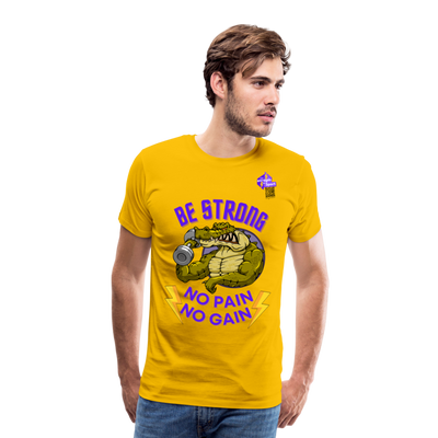 BE STRONG CROCO CCL - jaune soleil