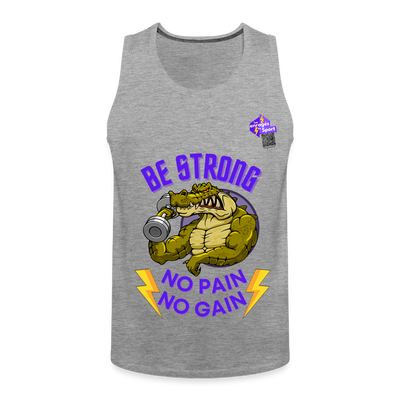 BE STRONG CROCO CCL Débardeur - gris chiné