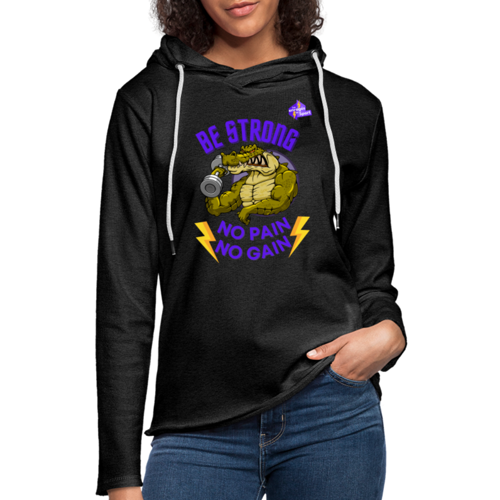 BE STRONG CROCO Sweat-shirt - charbon