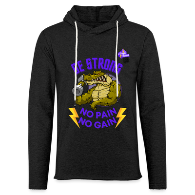 BE STRONG CROCO Sweat-shirt - charbon