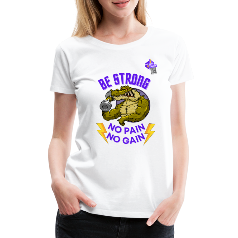 BE STRONG CROCO CCL - blanc