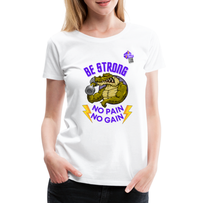 BE STRONG CROCO CCL - blanc