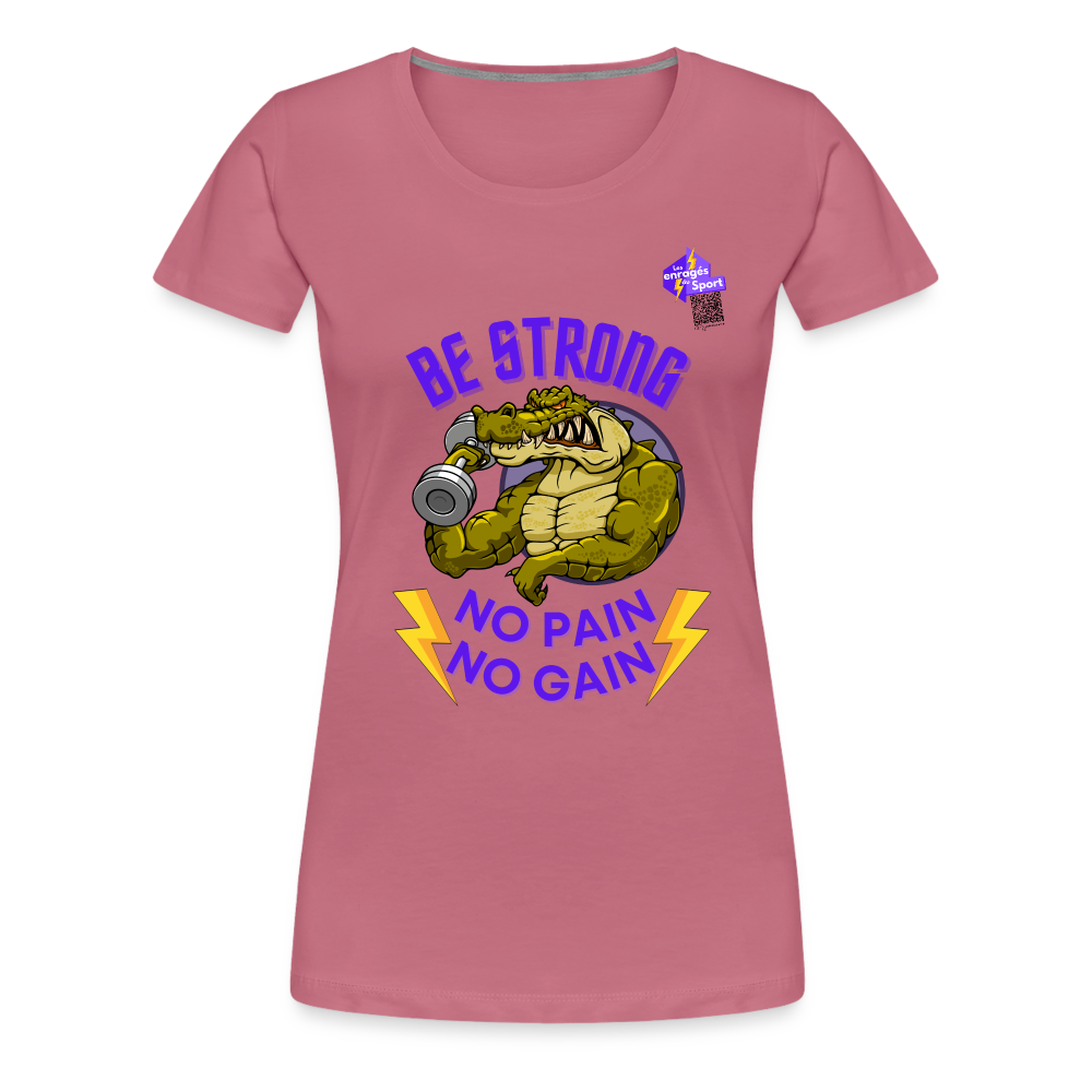 BE STRONG CROCO CCL - mauve