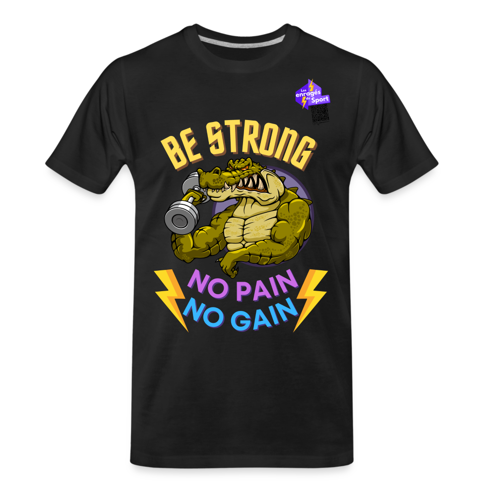 BE STRONG CROCO CF T-shirt Homme - noir