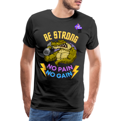 BE STRONG CROCO CF T-shirt Homme - noir