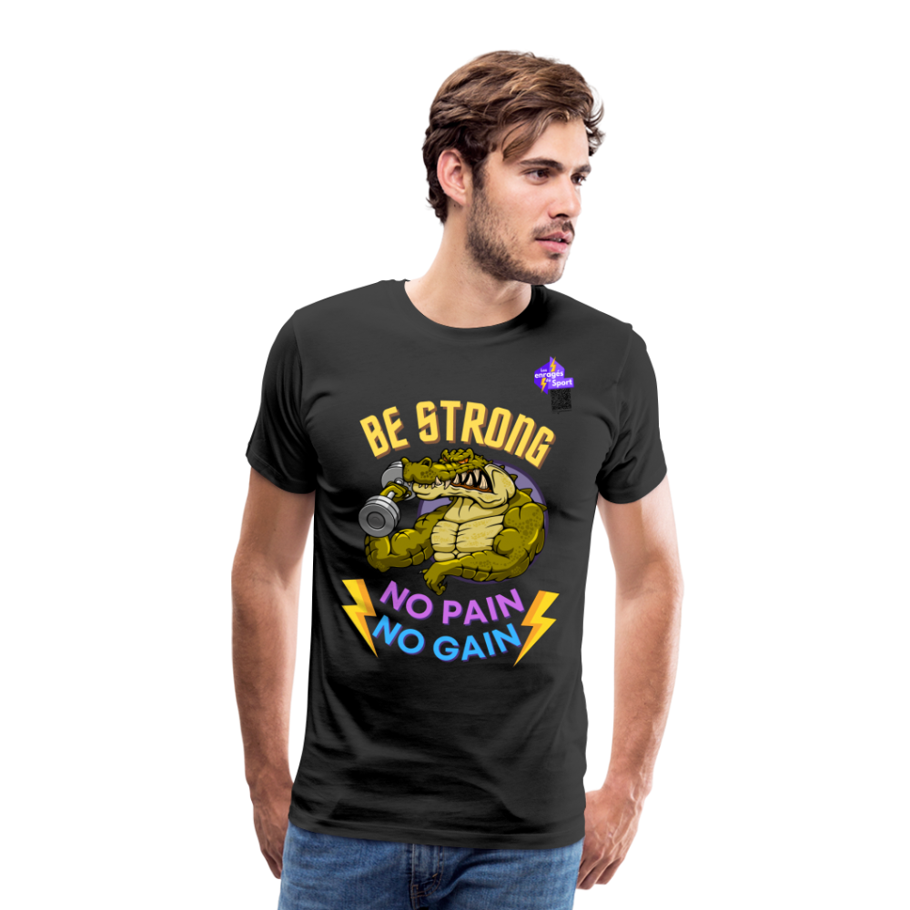 BE STRONG CROCO CF T-shirt Homme - noir