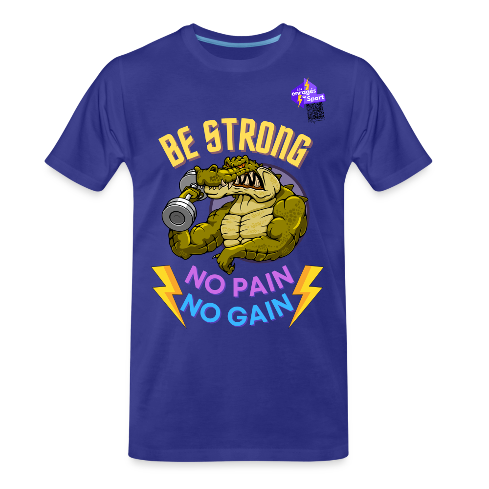 BE STRONG CROCO CF T-shirt Homme - bleu roi