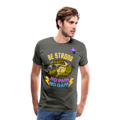 BE STRONG CROCO CF T-shirt Homme - asphalte