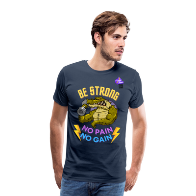 BE STRONG CROCO CF T-shirt Homme - bleu marine