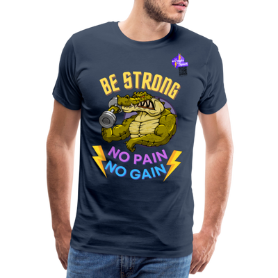 BE STRONG CROCO CF T-shirt Homme - bleu marine