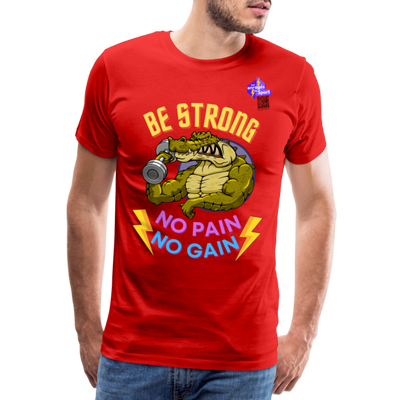 BE STRONG CROCO CF T-shirt Homme - rouge