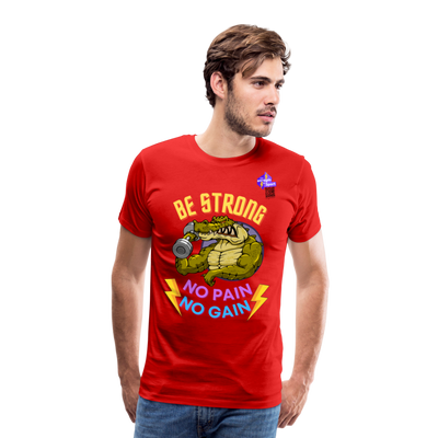 BE STRONG CROCO CF T-shirt Homme - rouge