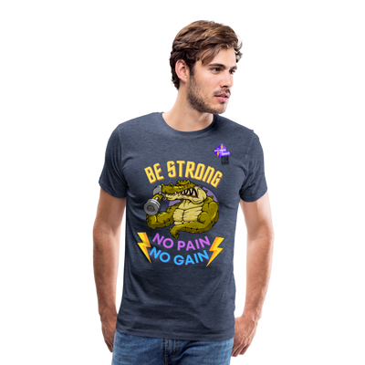 BE STRONG CROCO CF T-shirt Homme - bleu chiné