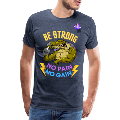 BE STRONG CROCO CF T-shirt Homme - bleu chiné