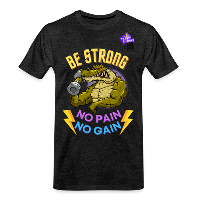 BE STRONG CROCO CF T-shirt Homme - charbon