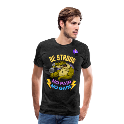 BE STRONG CROCO CF T-shirt Homme - charbon