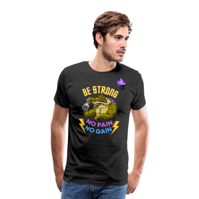 BE STRONG CROCO T-shirt Homme - noir