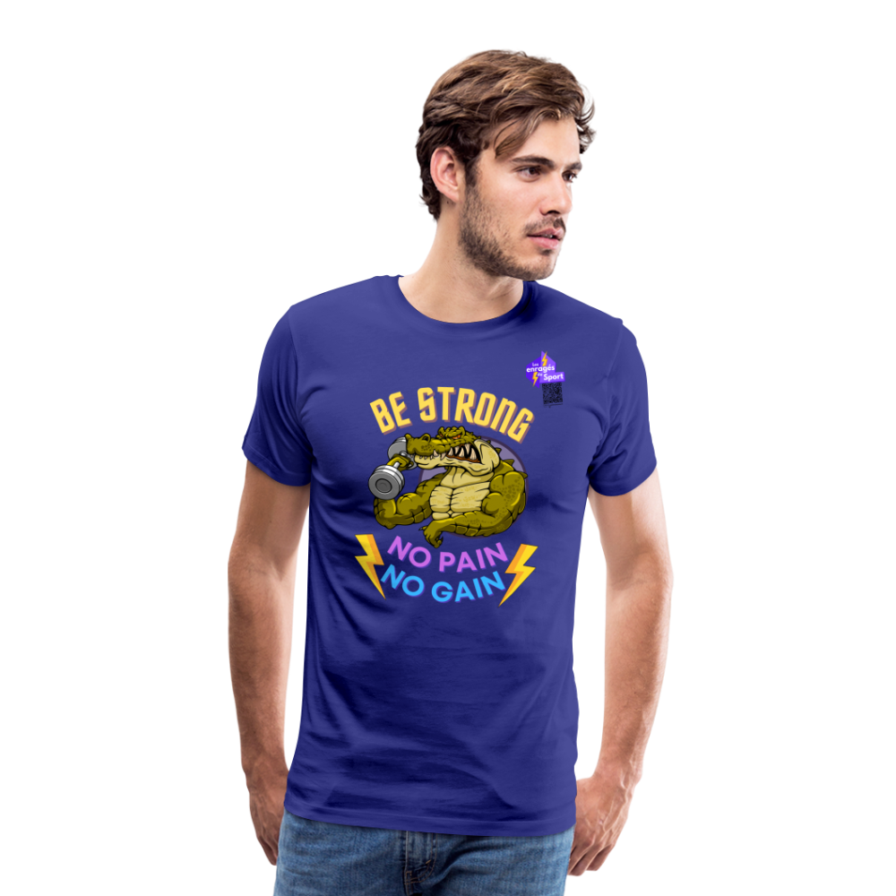 BE STRONG CROCO T-shirt Homme - bleu roi