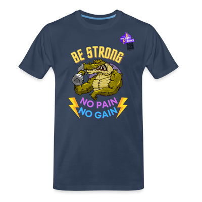 BE STRONG CROCO T-shirt Homme - bleu marine