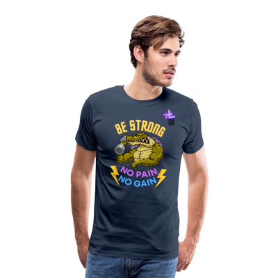 BE STRONG CROCO T-shirt Homme - bleu marine