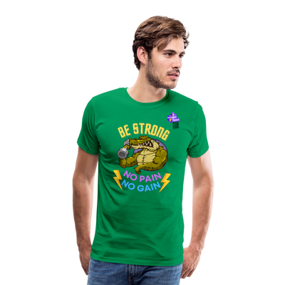 BE STRONG CROCO T-shirt Homme - vert
