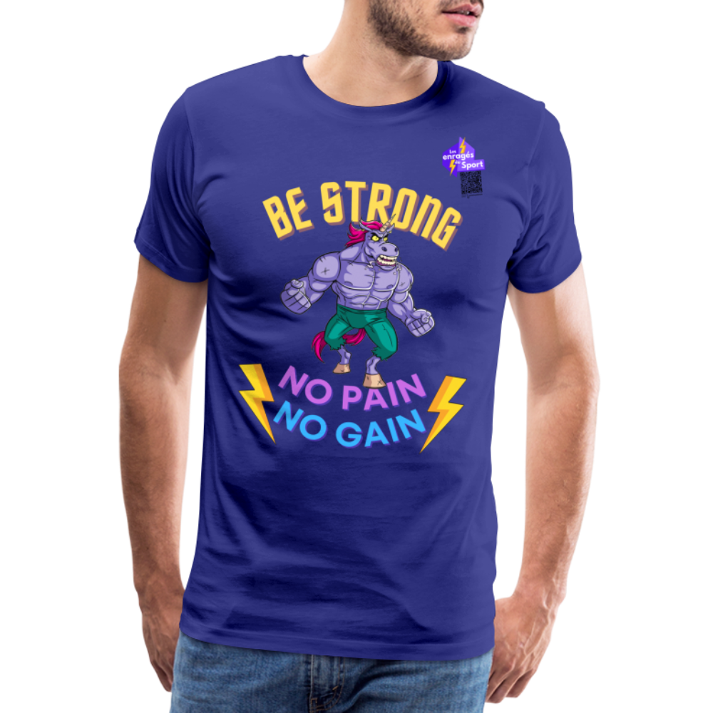 BES STRONG LICORNE T-shirt Premium Homme - bleu roi
