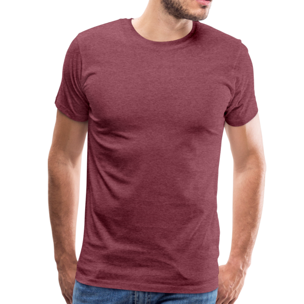 Personnalisez votre T-Shirt - rouge bordeaux chiné