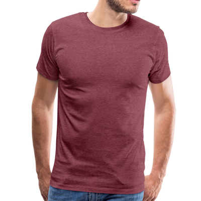 Personnalisez votre T-Shirt - rouge bordeaux chiné